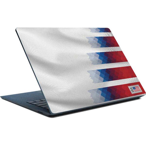 USA Soccer Flag Surface Laptop Skin